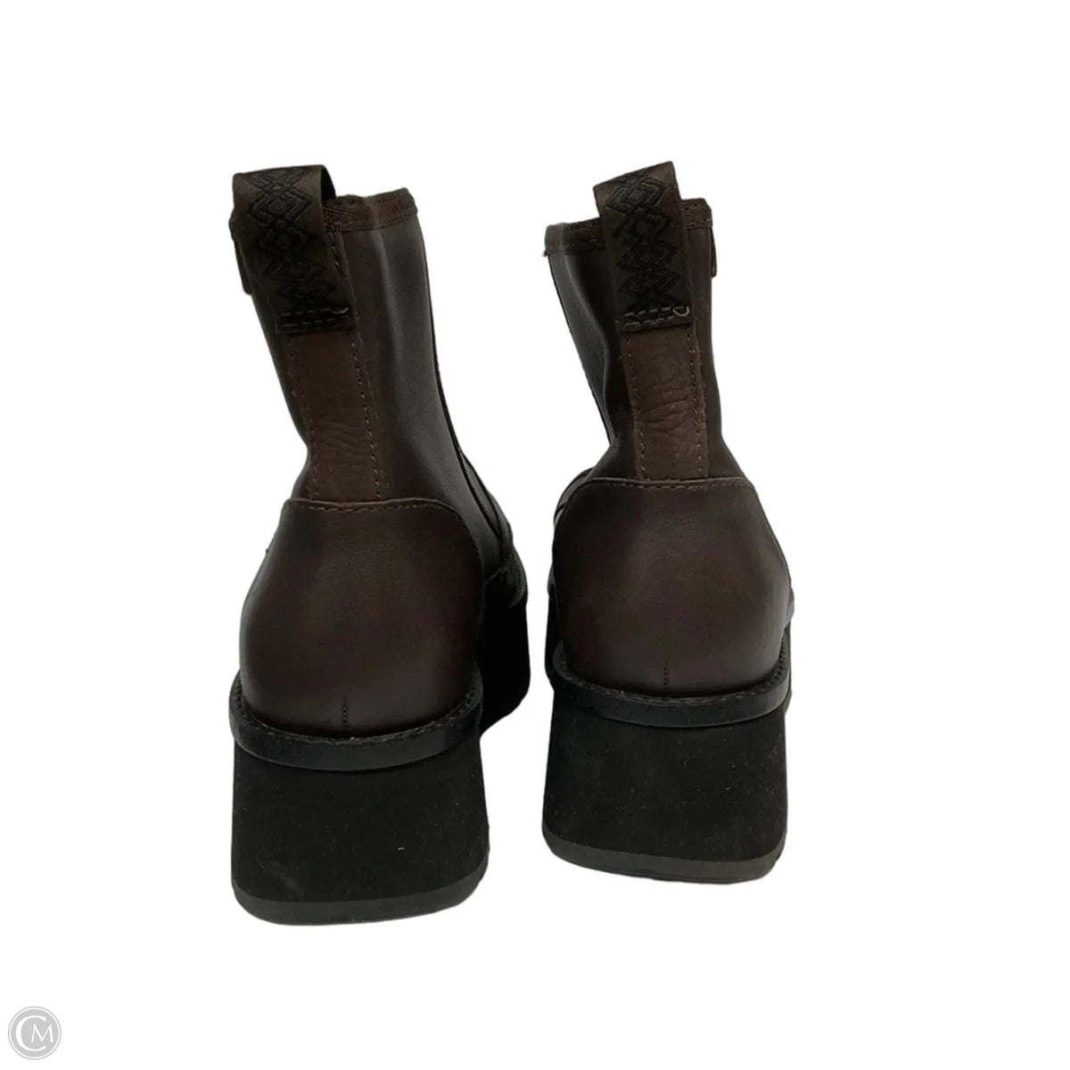 Boots Designer By Ugg In Brown, Size: 8