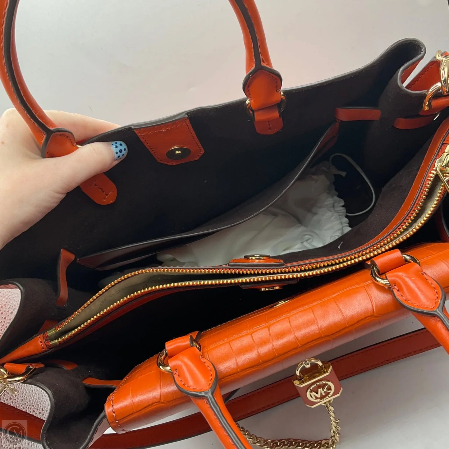 Handbag Designer By Michael Kors, Size: Large