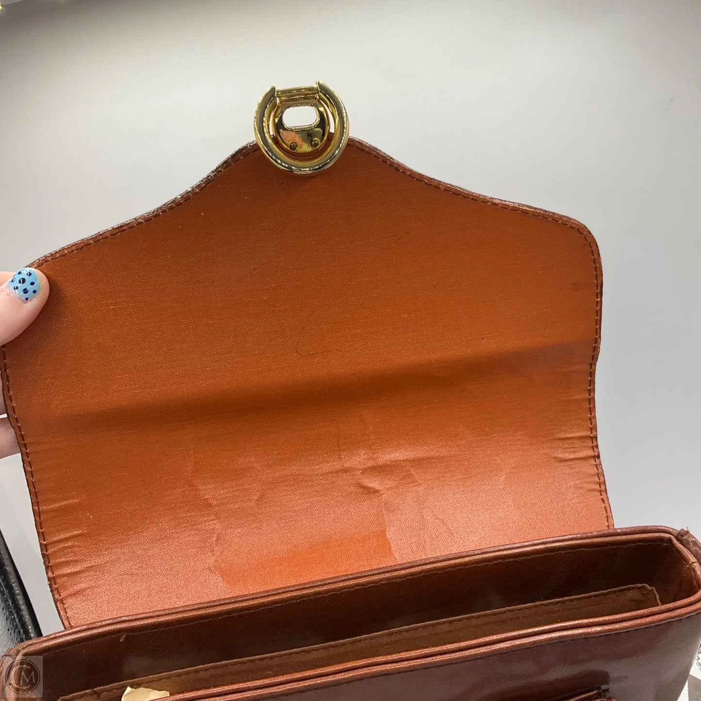 Wallet Leather By Perry Ellis, Size: Large