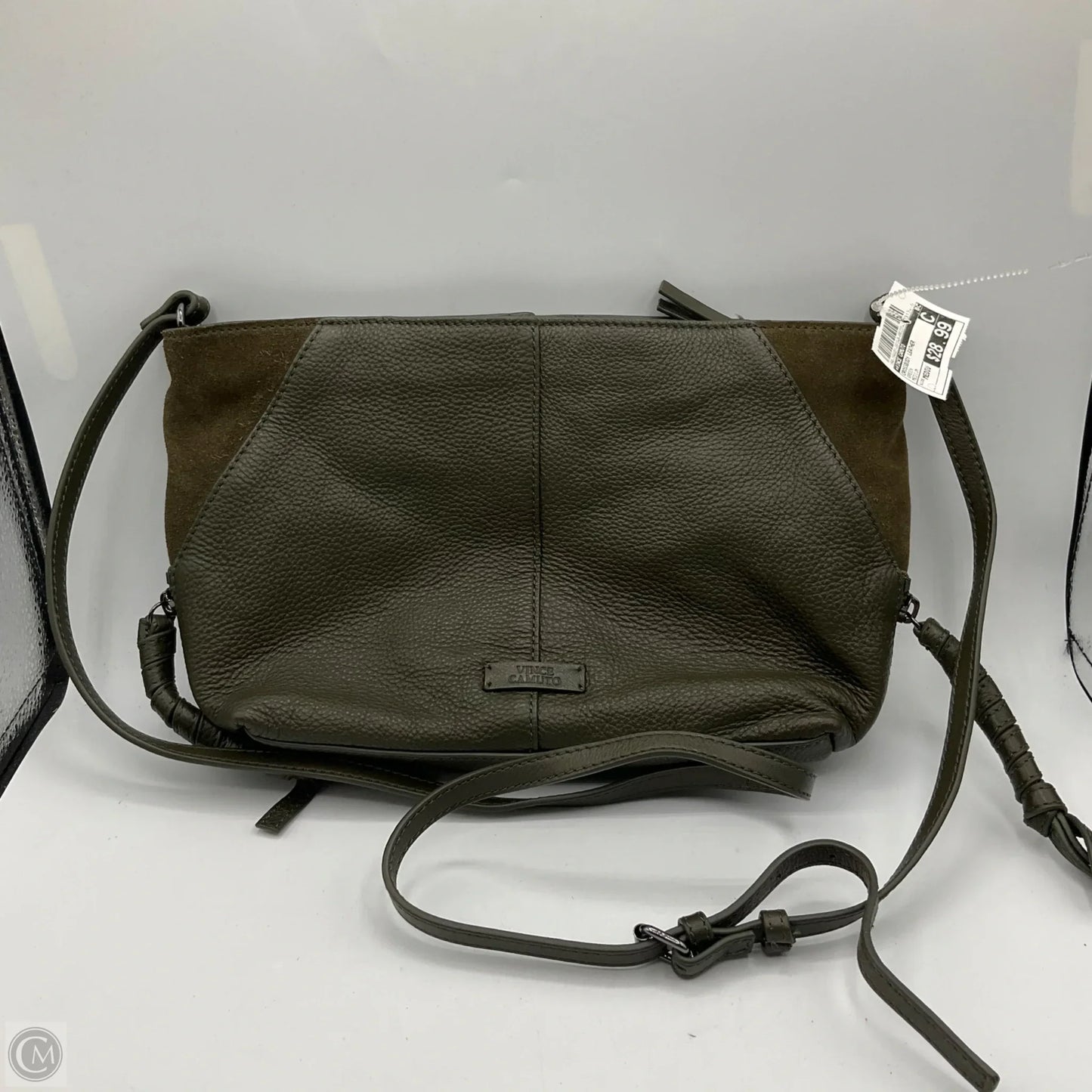 Crossbody Leather By Vince Camuto, Size: Medium