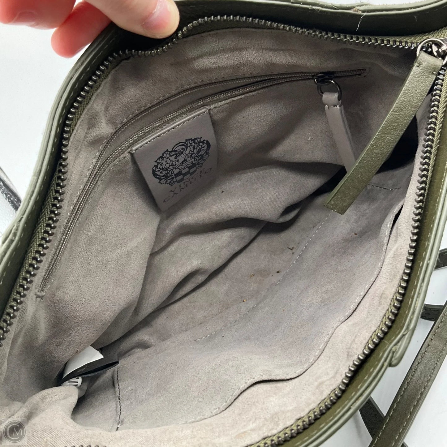 Crossbody Leather By Vince Camuto, Size: Medium