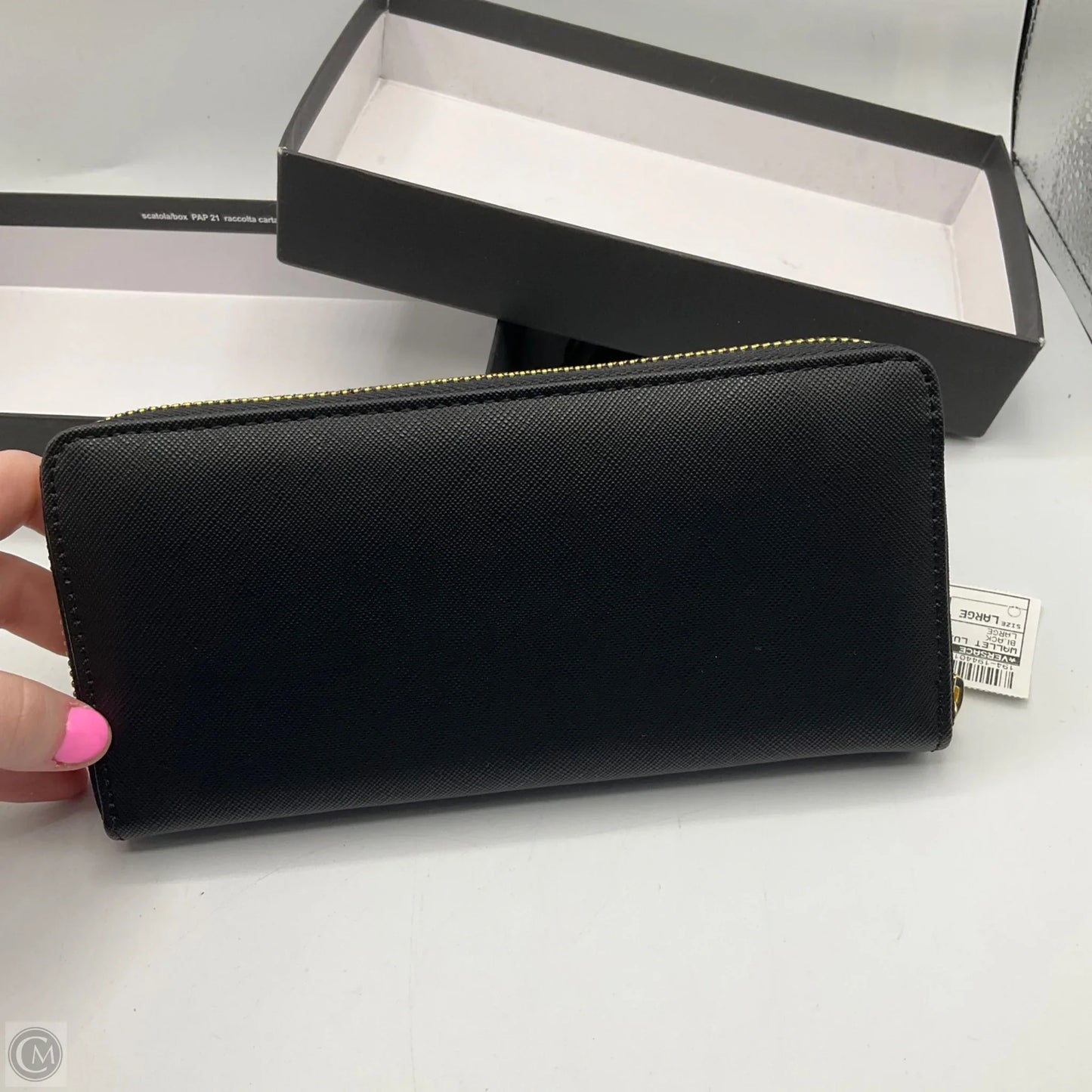 Wallet Luxury Designer By Versace, Size: Large