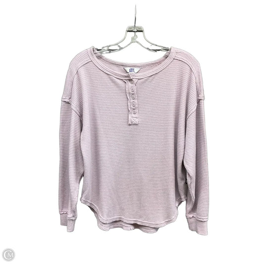 Top Long Sleeve By Joy Lab In Purple, Size: Xxs