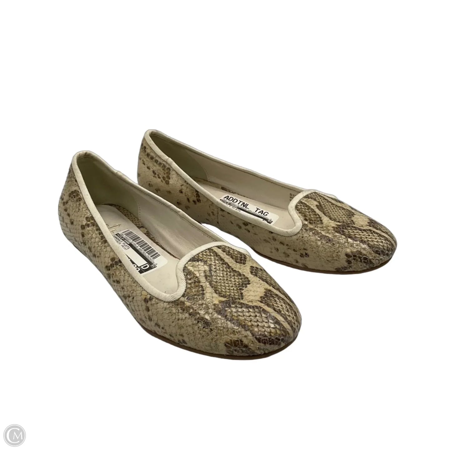 Sandals Flats By Cole-haan In Snakeskin Print, Size: 6.5