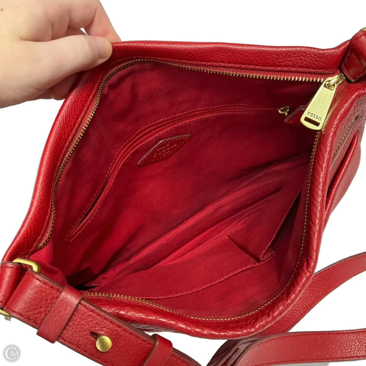 Handbag By Fossil, Size: Medium
