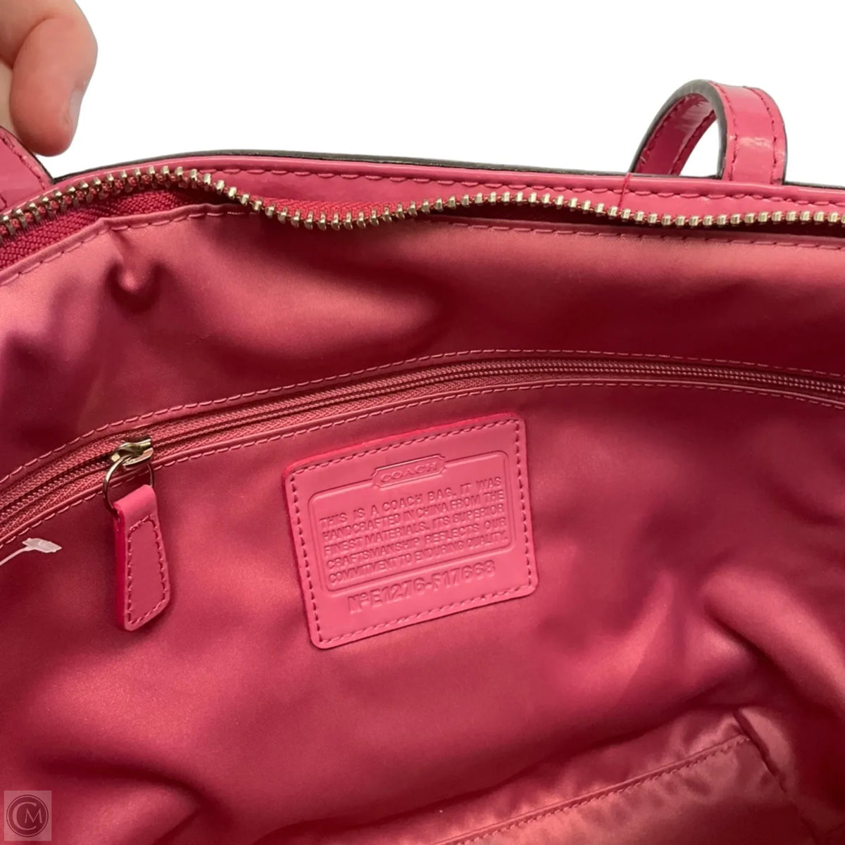 Handbag Designer By Coach, Size: Medium