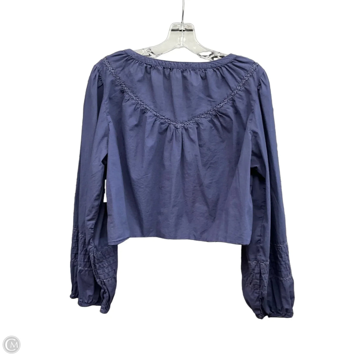 Top Long Sleeve Basic By Aerie In Blue, Size: Sp