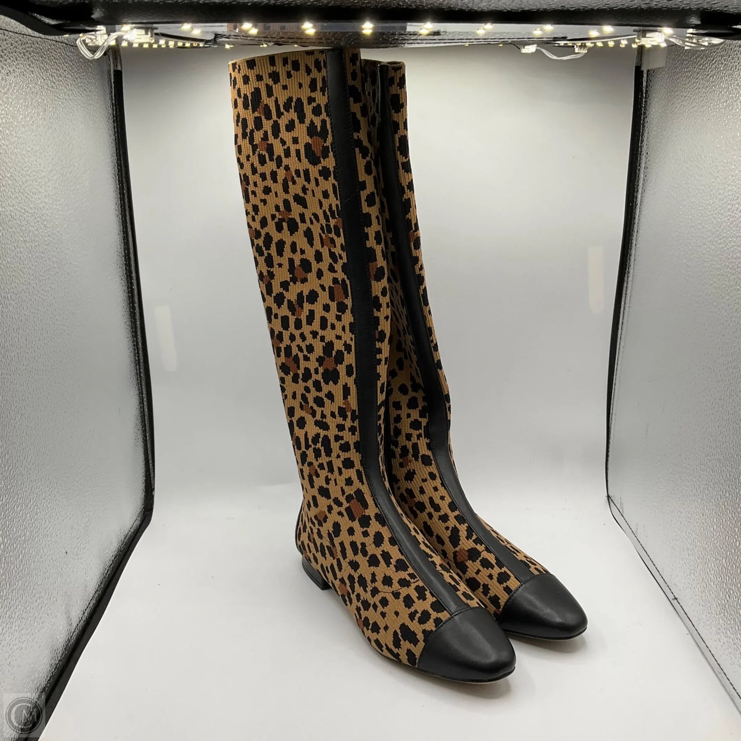 Boots Designer By Kate Spade In Animal Print, Size: 7.5