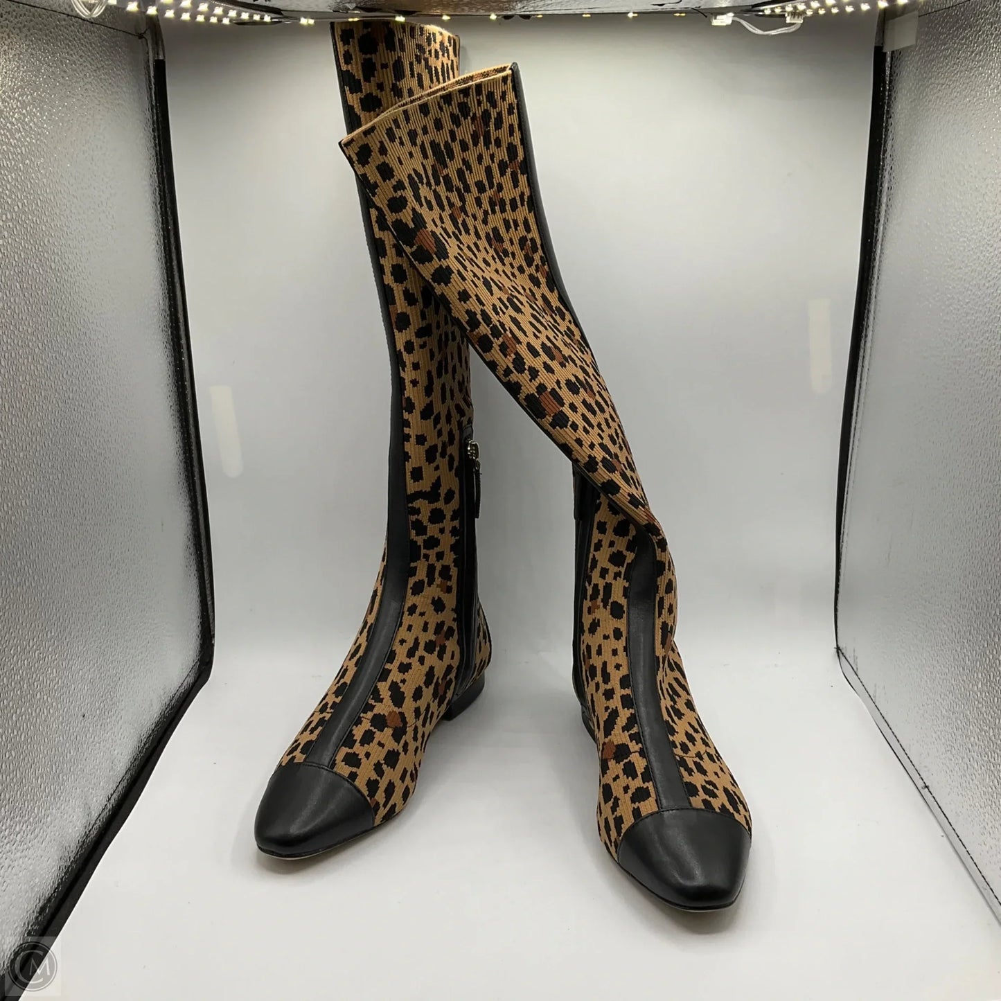 Boots Designer By Kate Spade In Animal Print, Size: 7.5