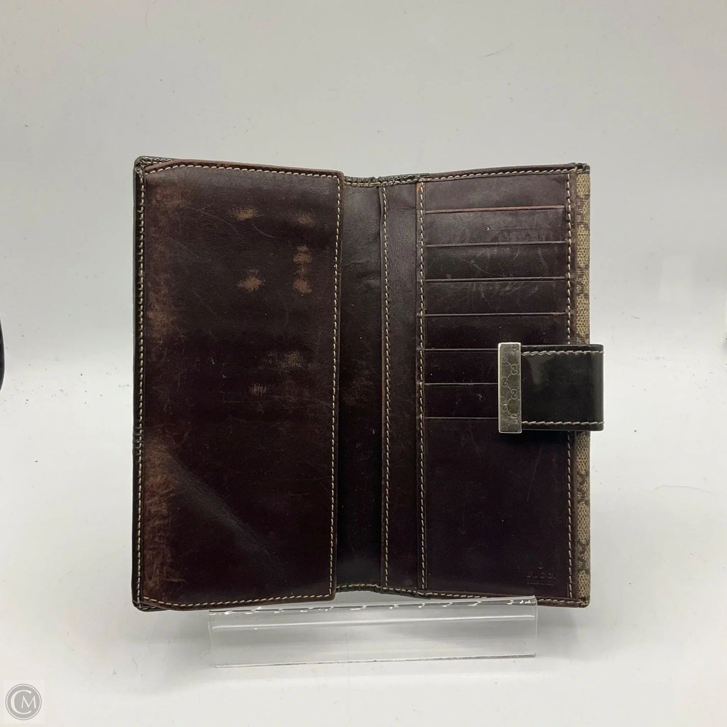 Wallet Luxury Designer By Gucci, Size: Large