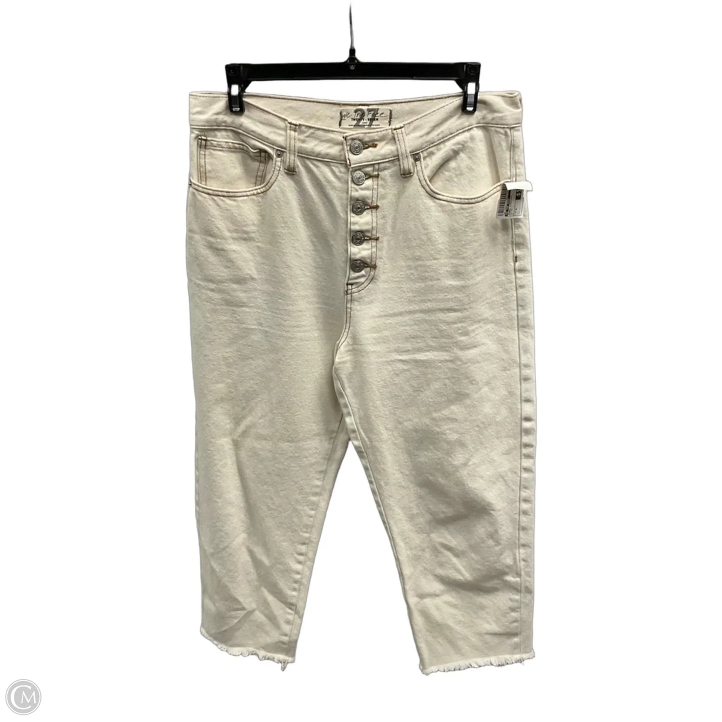 Jeans Straight By We The Free In White, Size: 4