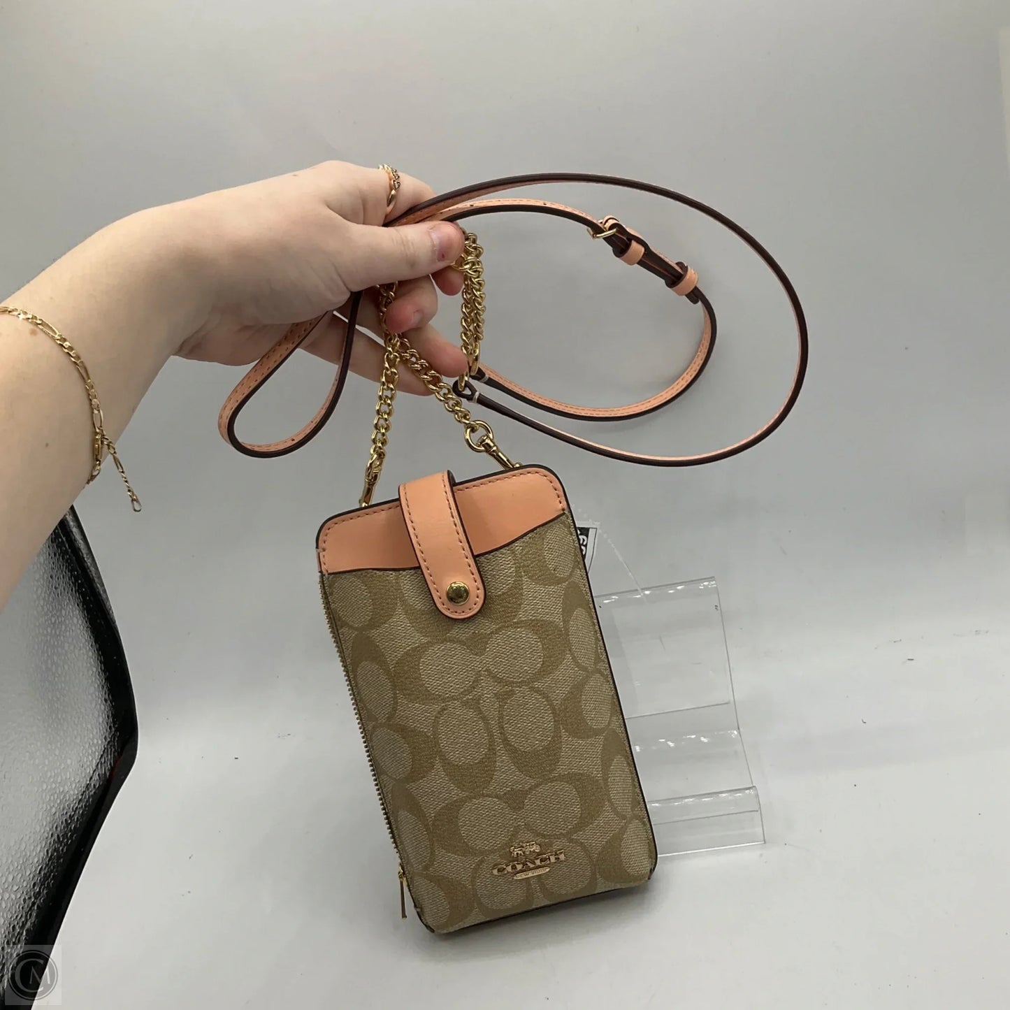 Crossbody Designer By Coach, Size: Small