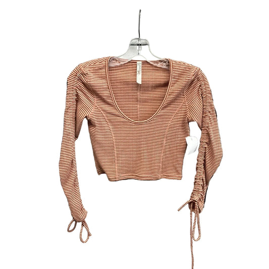 Top Long Sleeve By Free People In Striped Pattern, Size: Xs