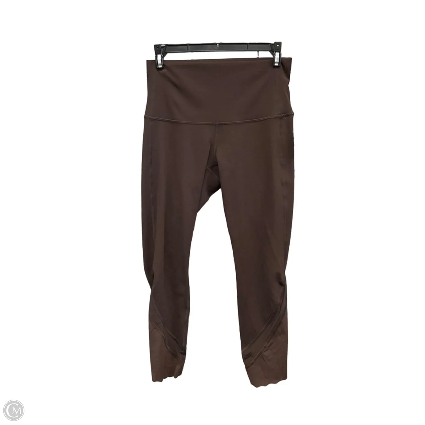 Athletic Legging Capris By Lululemon In Brown, Size: 6