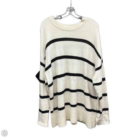 Sweater By Aerie In Striped Pattern, Size: L
