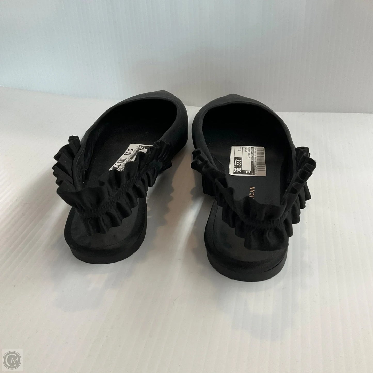 Shoes Flats By Good American In Black, Size: 8