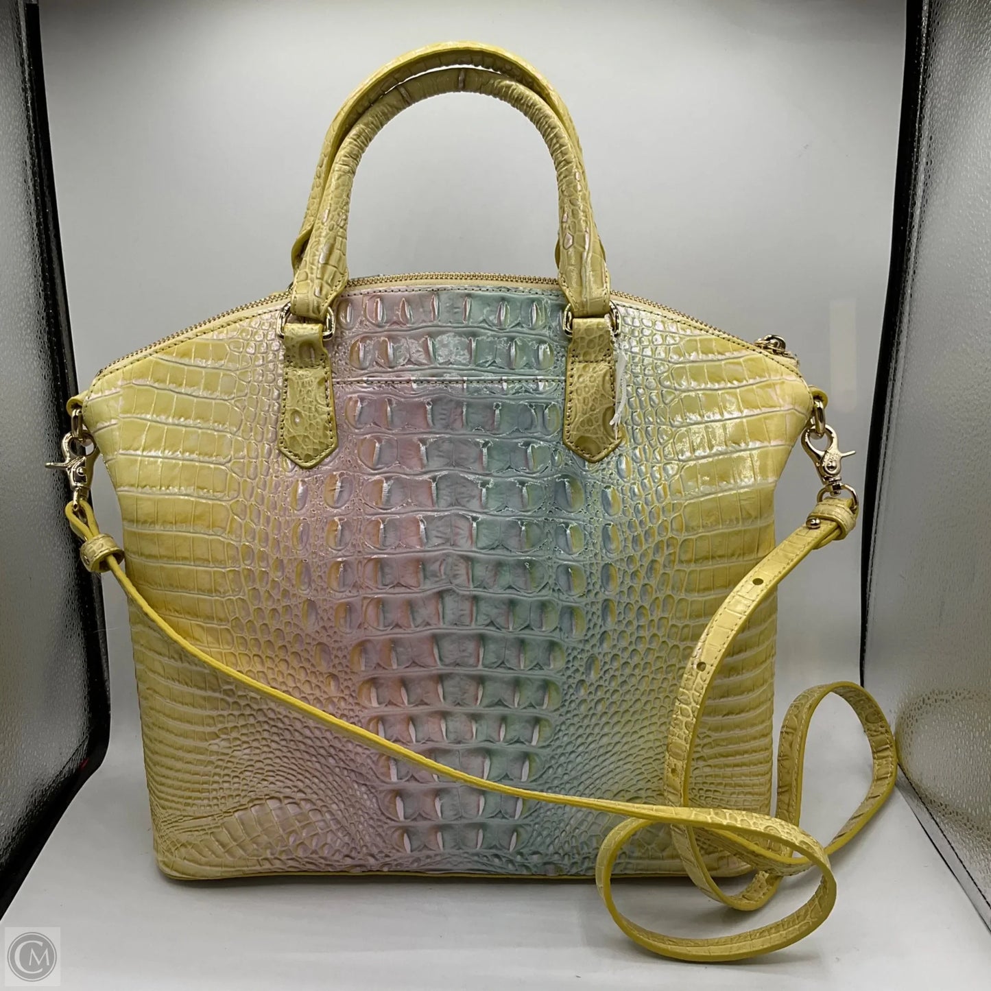 Handbag Designer By Brahmin, Size: Large