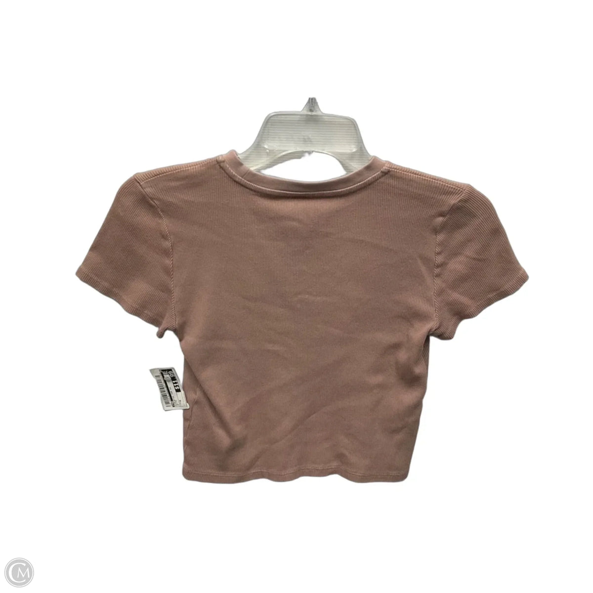 Athletic Top Short Sleeve By Tna In Beige, Size: M