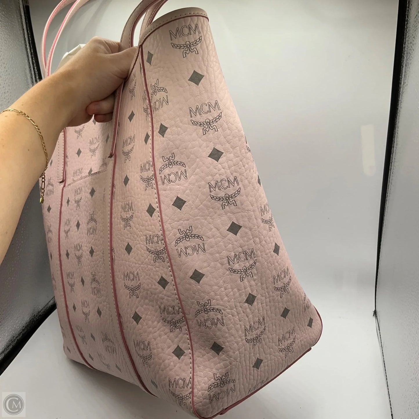 Handbag Luxury Designer By Mcm, Size: Large
