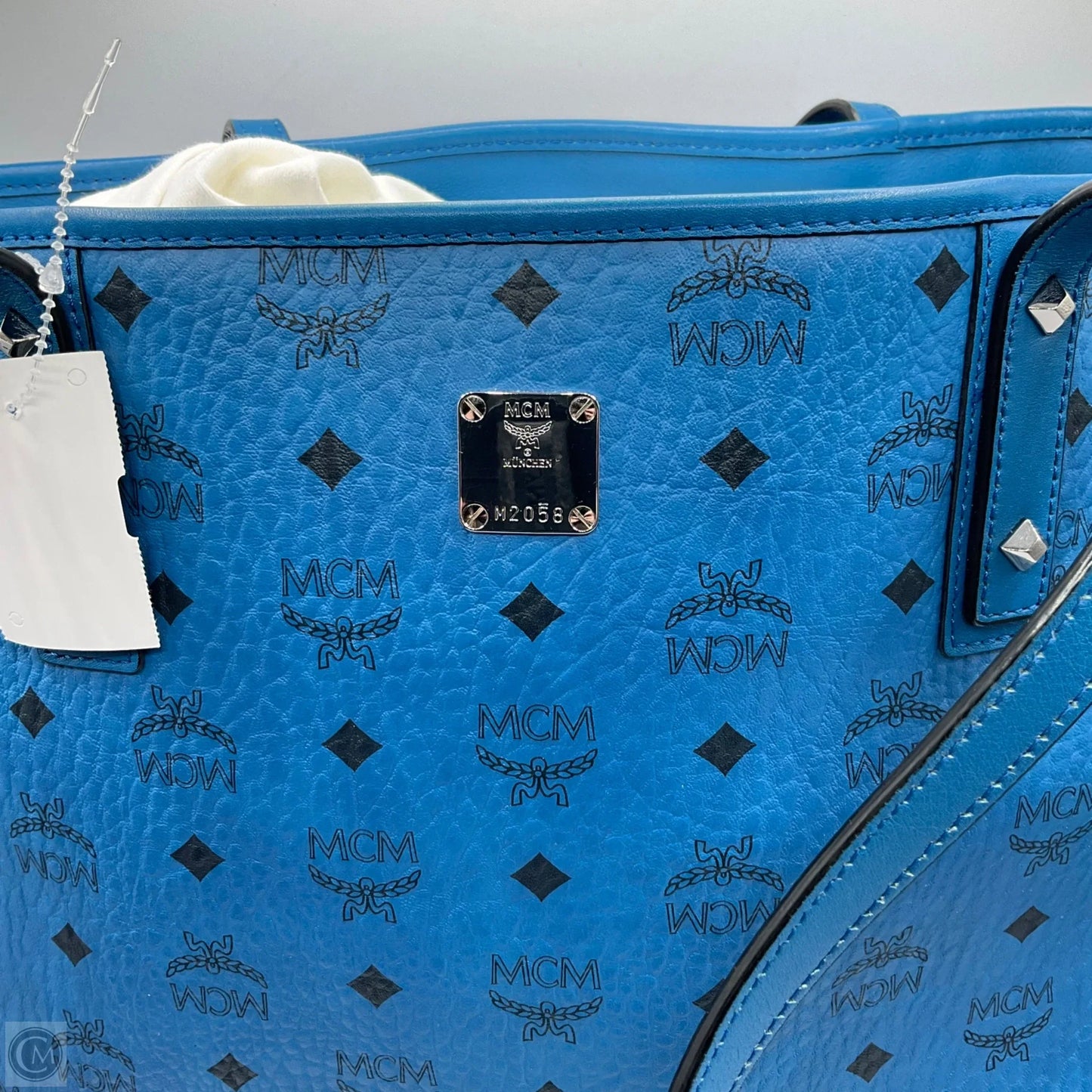 Handbag Luxury Designer By Mcm, Size: Large