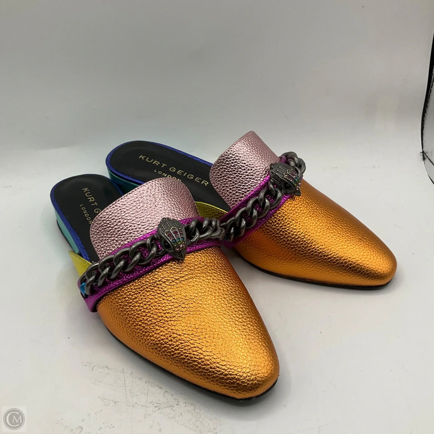 Shoes Designer By Kurt Geiger In Rainbow Print, Size: 8