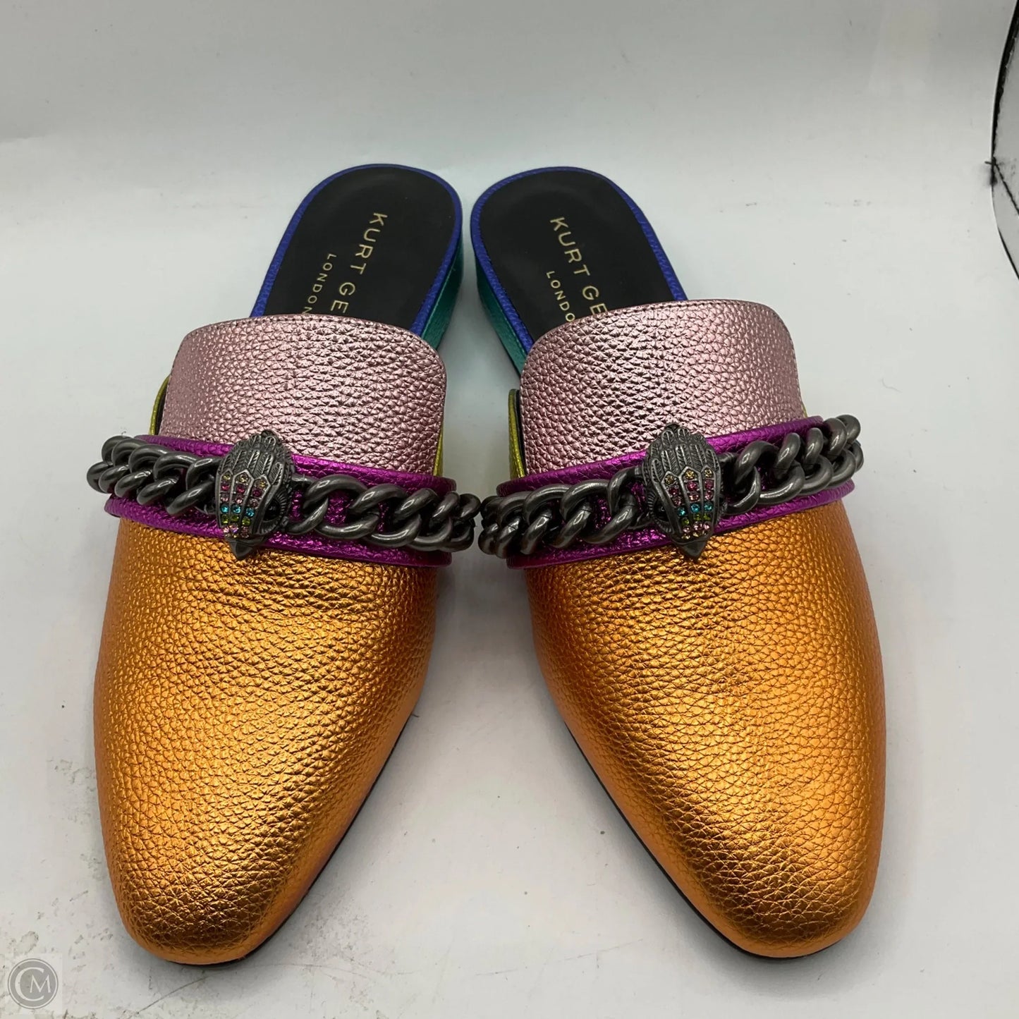 Shoes Designer By Kurt Geiger In Rainbow Print, Size: 8