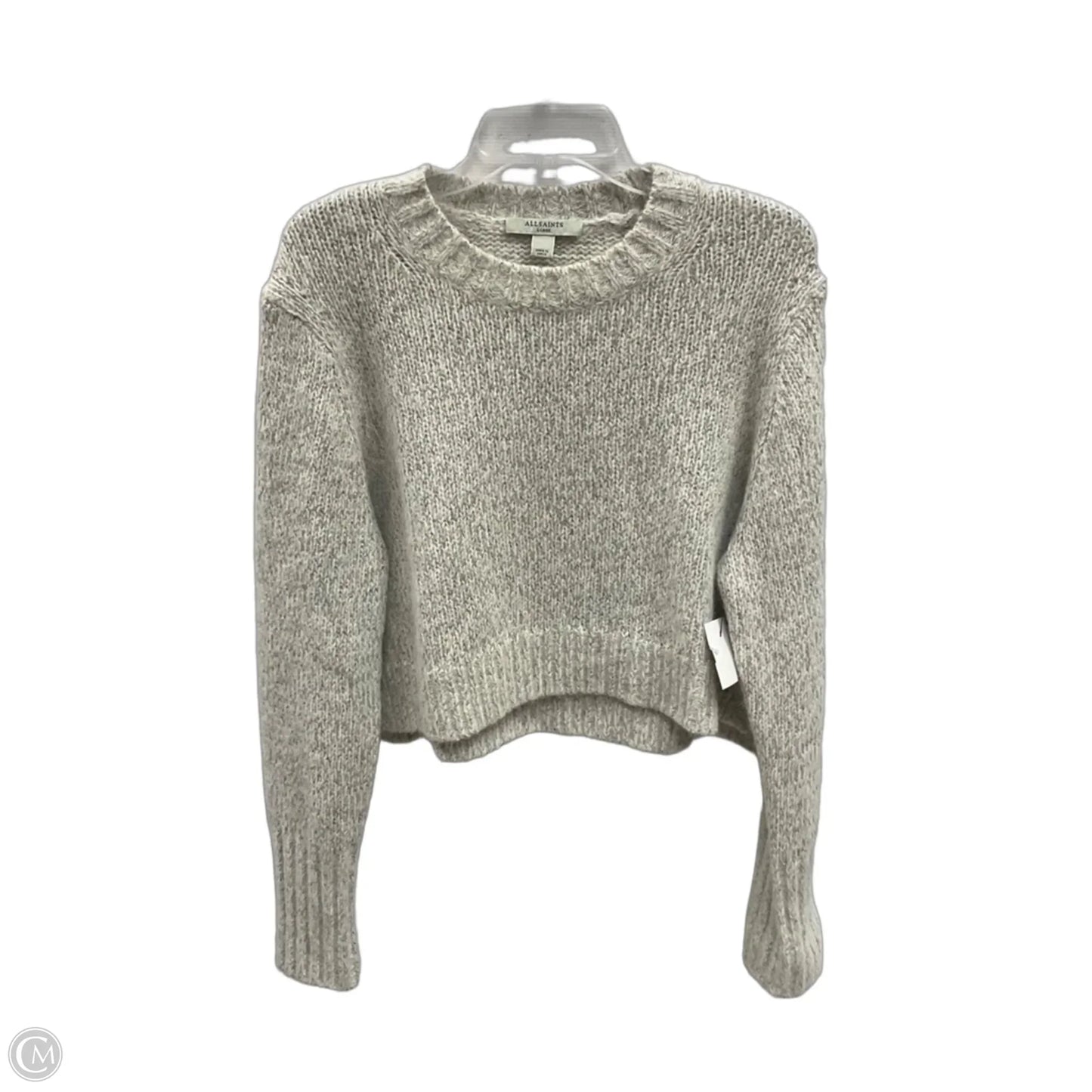 Sweater Designer By All Saints In Silver, Size: L