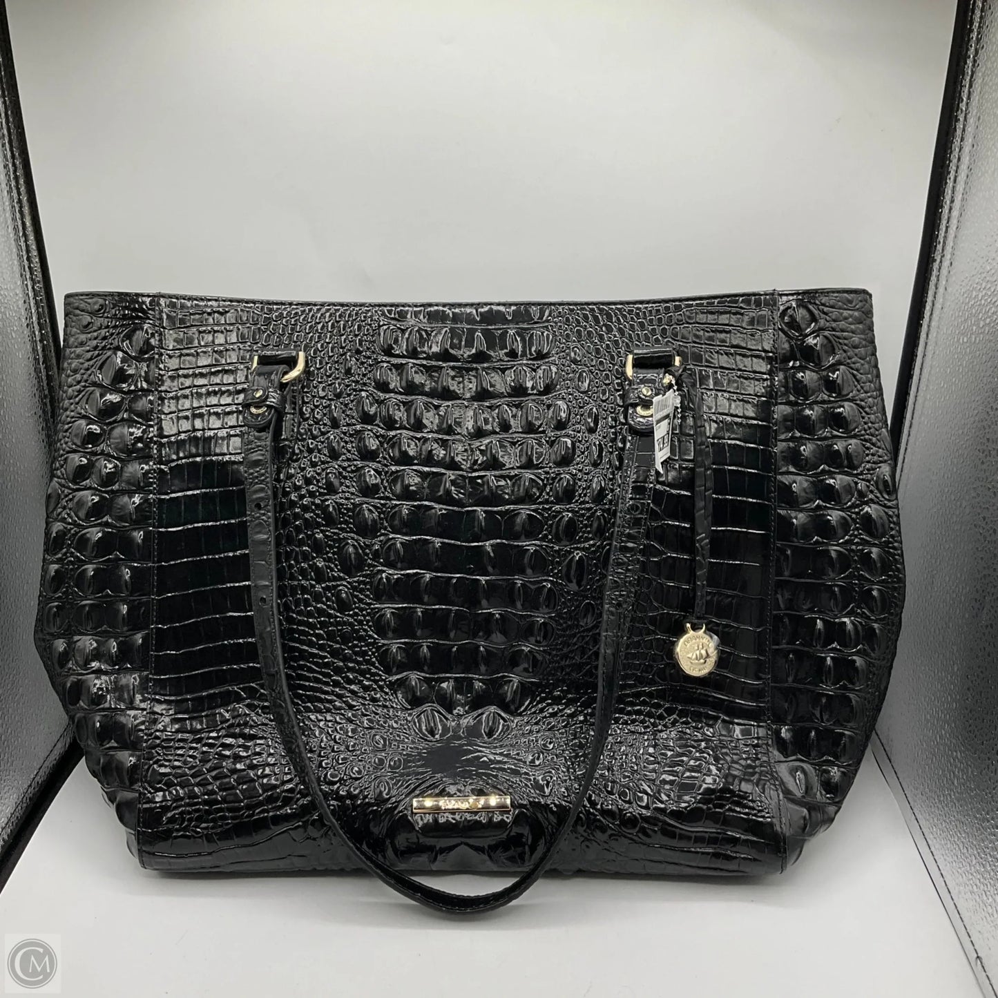 Handbag Designer By Brahmin, Size: Large