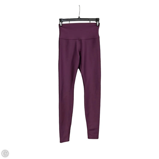 Athletic Leggings By Alo In Purple, Size: S