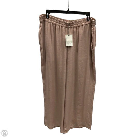 Pants Wide Leg By Barefoot Dreams In Pink, Size: L