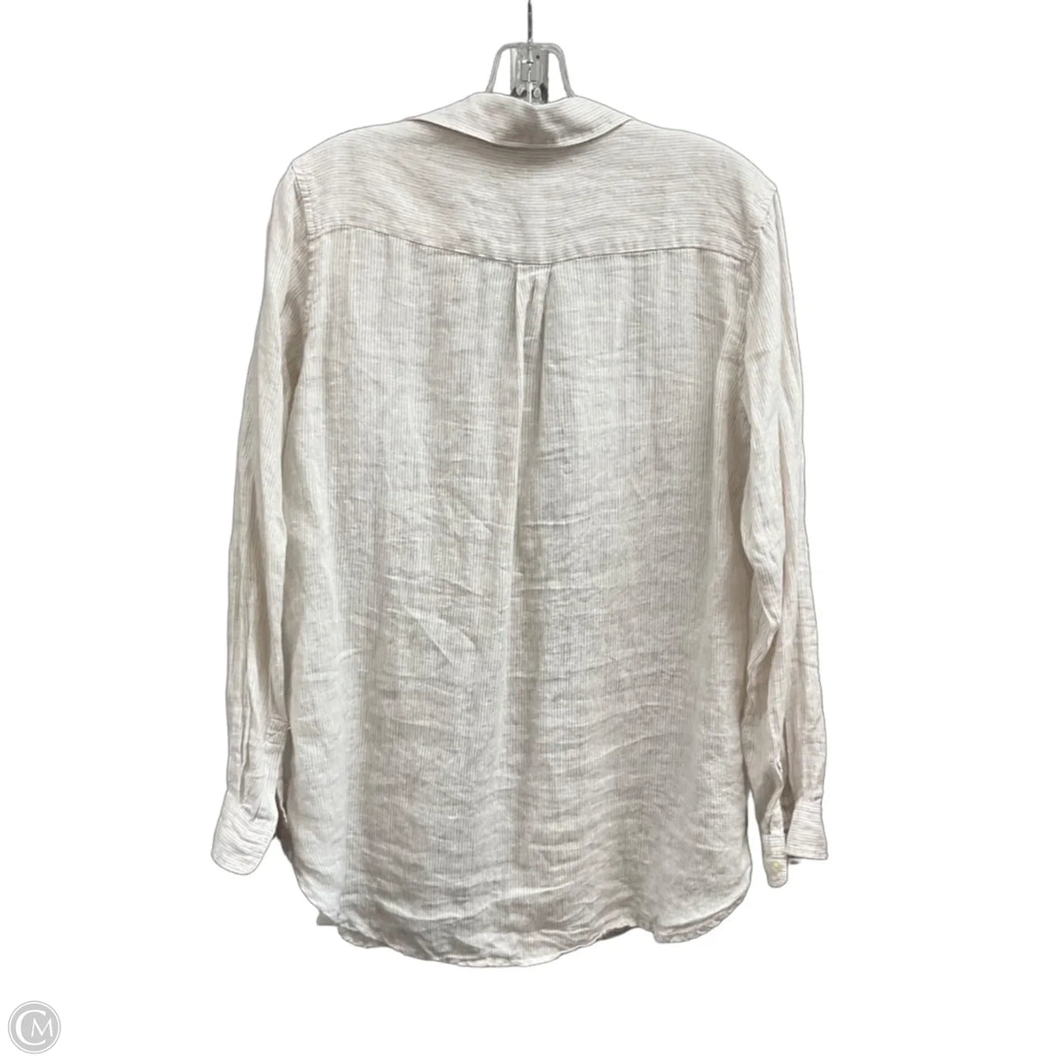 Top Long Sleeve By Gap In Striped Pattern, Size: M