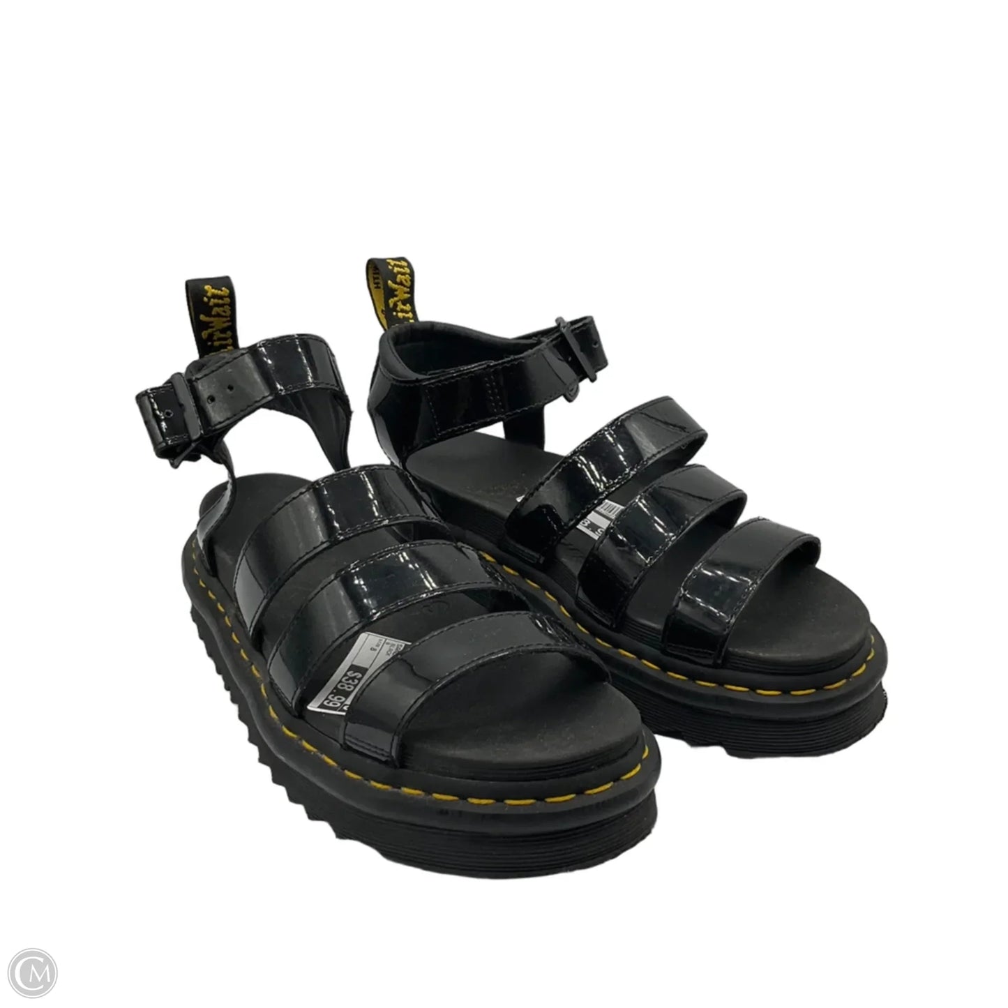 Sandals Flats By Dr Martens In Black, Size: 8