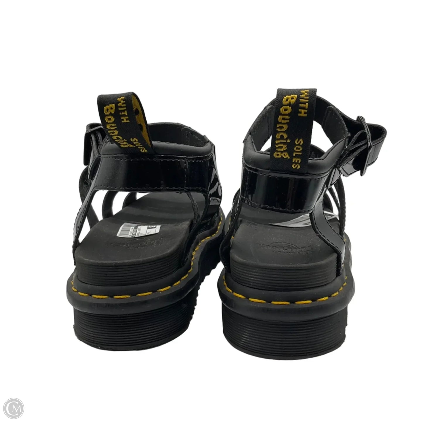 Sandals Flats By Dr Martens In Black, Size: 8