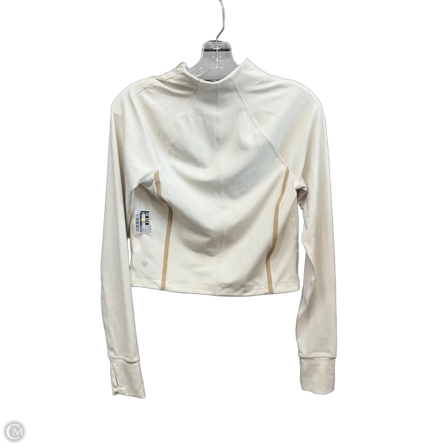 Athletic Jacket By Athleta In Cream, Size: S