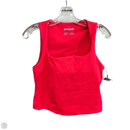 Athletic Tank Top By Spanx In Red, Size: S