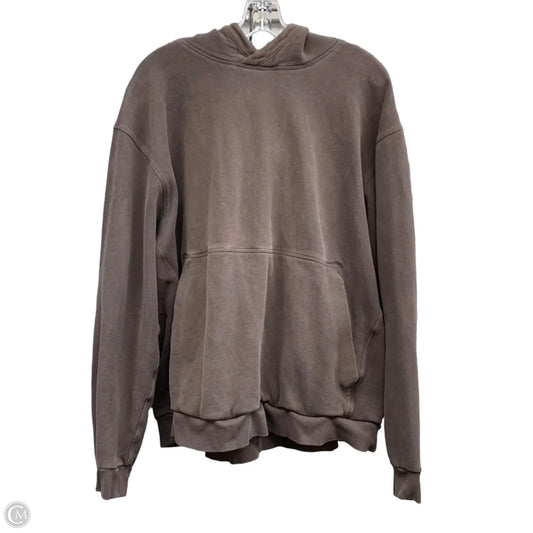 Sweatshirt Hoodie By Lululemon In Brown, Size: Xxl
