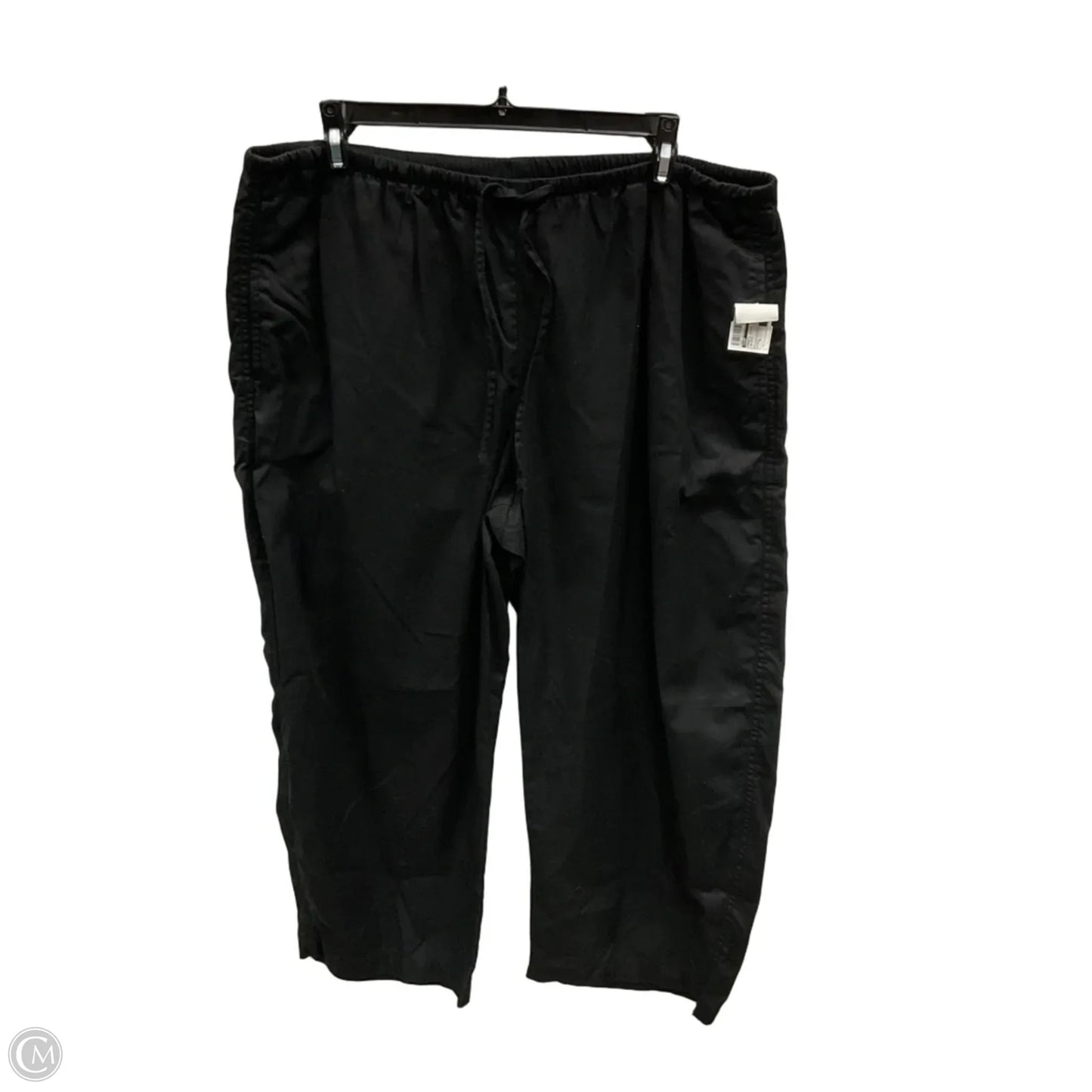 Pants Wide Leg By Gap In Black, Size: L