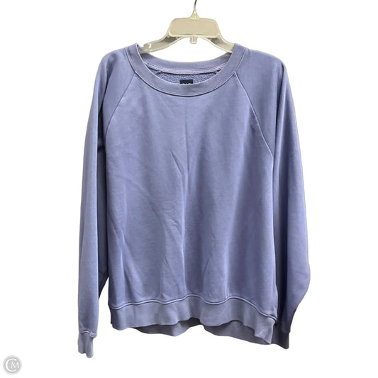 Sweatshirt Crewneck By Gap In Blue, Size: Xl