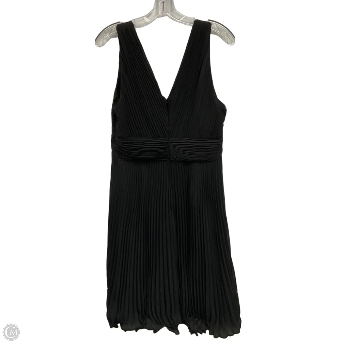 Dress Casual Midi By Banana Republic In Black, Size: 14