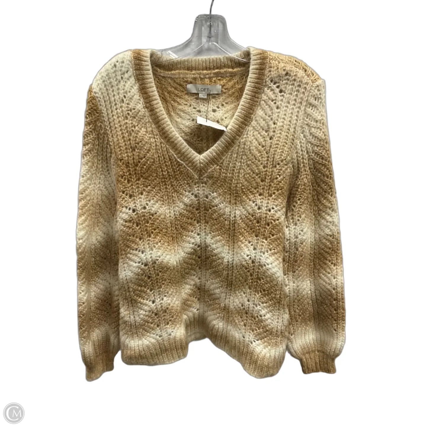 Sweater By Loft In Beige, Size: Xl