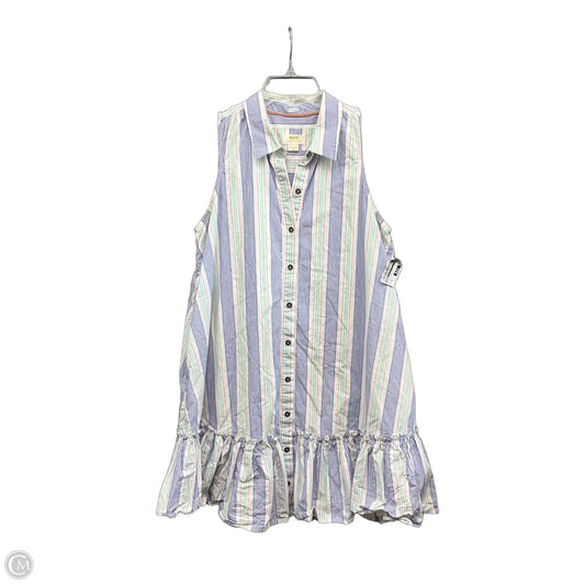 Dress Casual Short By Maeve In Striped Pattern, Size: M