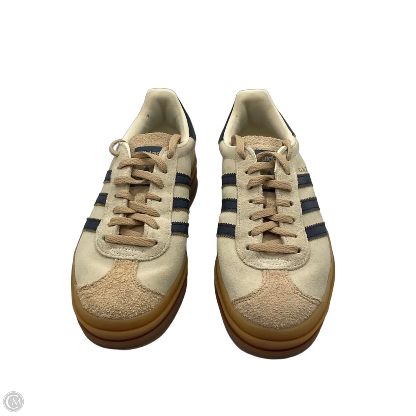 Shoes Sneakers By Adidas In Blue & Cream, Size: 7