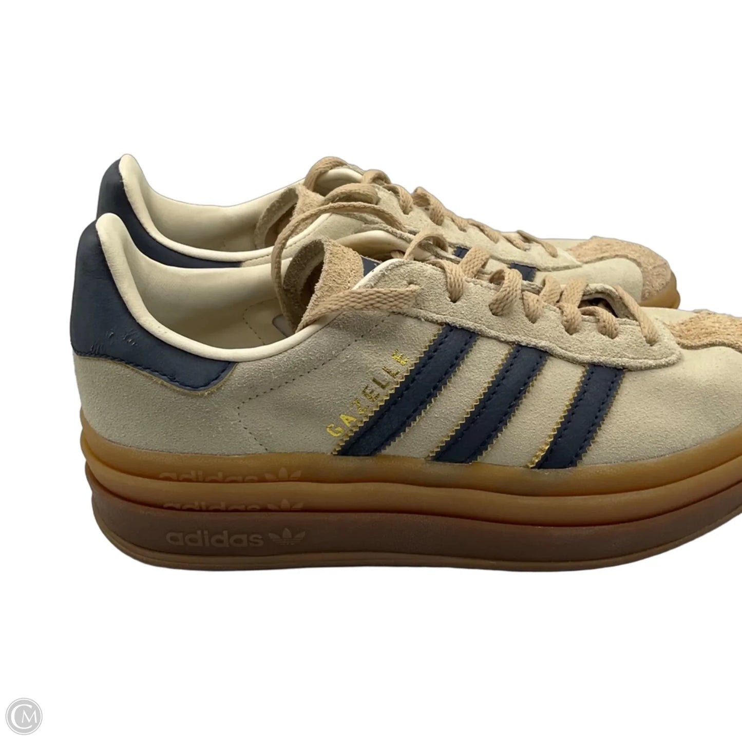 Shoes Sneakers By Adidas In Blue & Cream, Size: 7