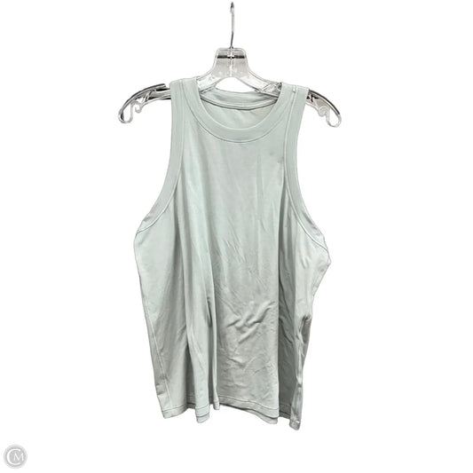 Athletic Tank Top By Lululemon In Green, Size: 12