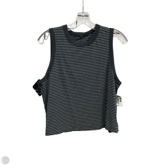 Athletic Tank Top By Lululemon In Black & White, Size: 14
