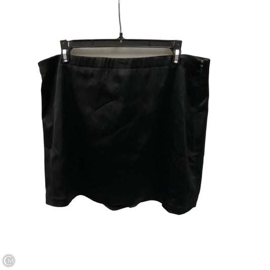 Skirt Mini & Short By Abercrombie And Fitch In Black, Size: Xl