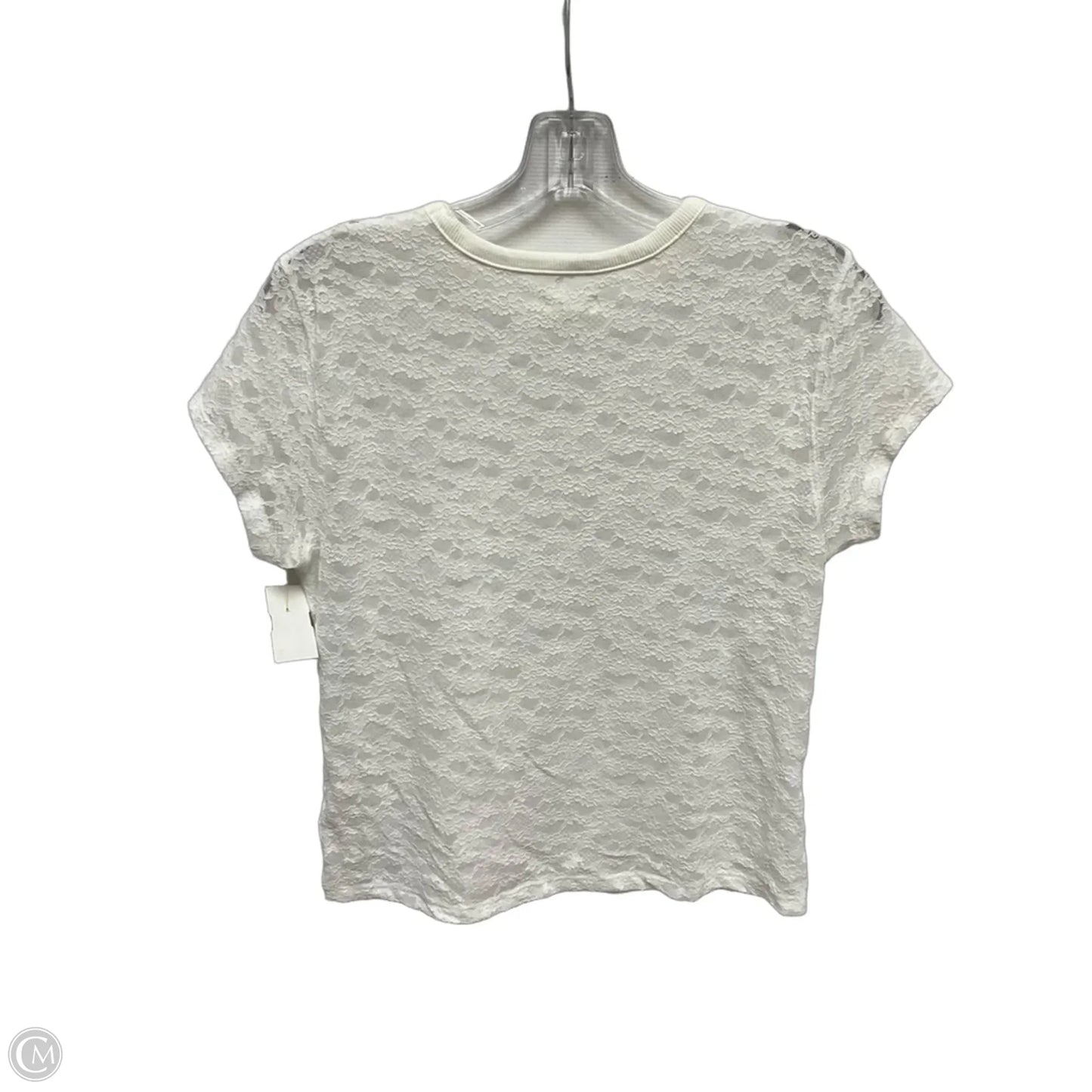 Top Short Sleeve By Aerie In White, Size: M