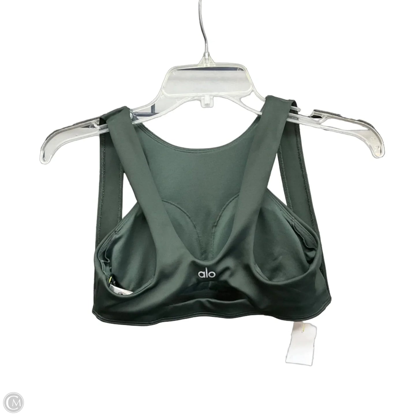 Athletic Bra By Alo In Green, Size: S