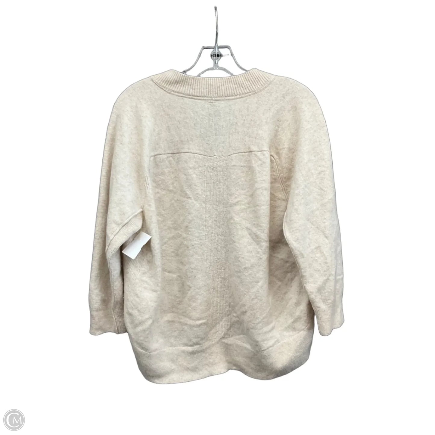 Sweater By Anthropologie In Cream, Size: S