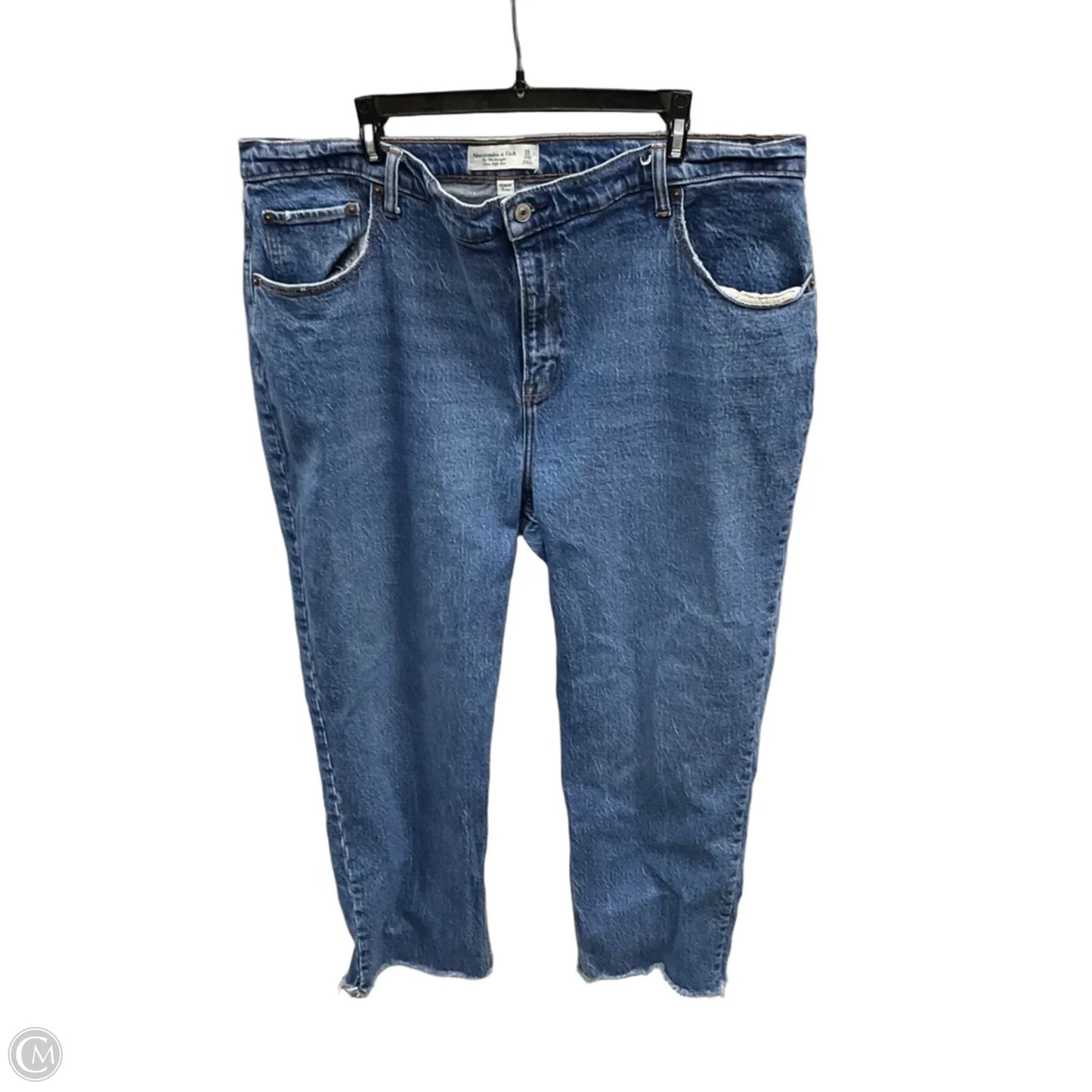Jeans Straight By Abercrombie And Fitch In Blue, Size: 20